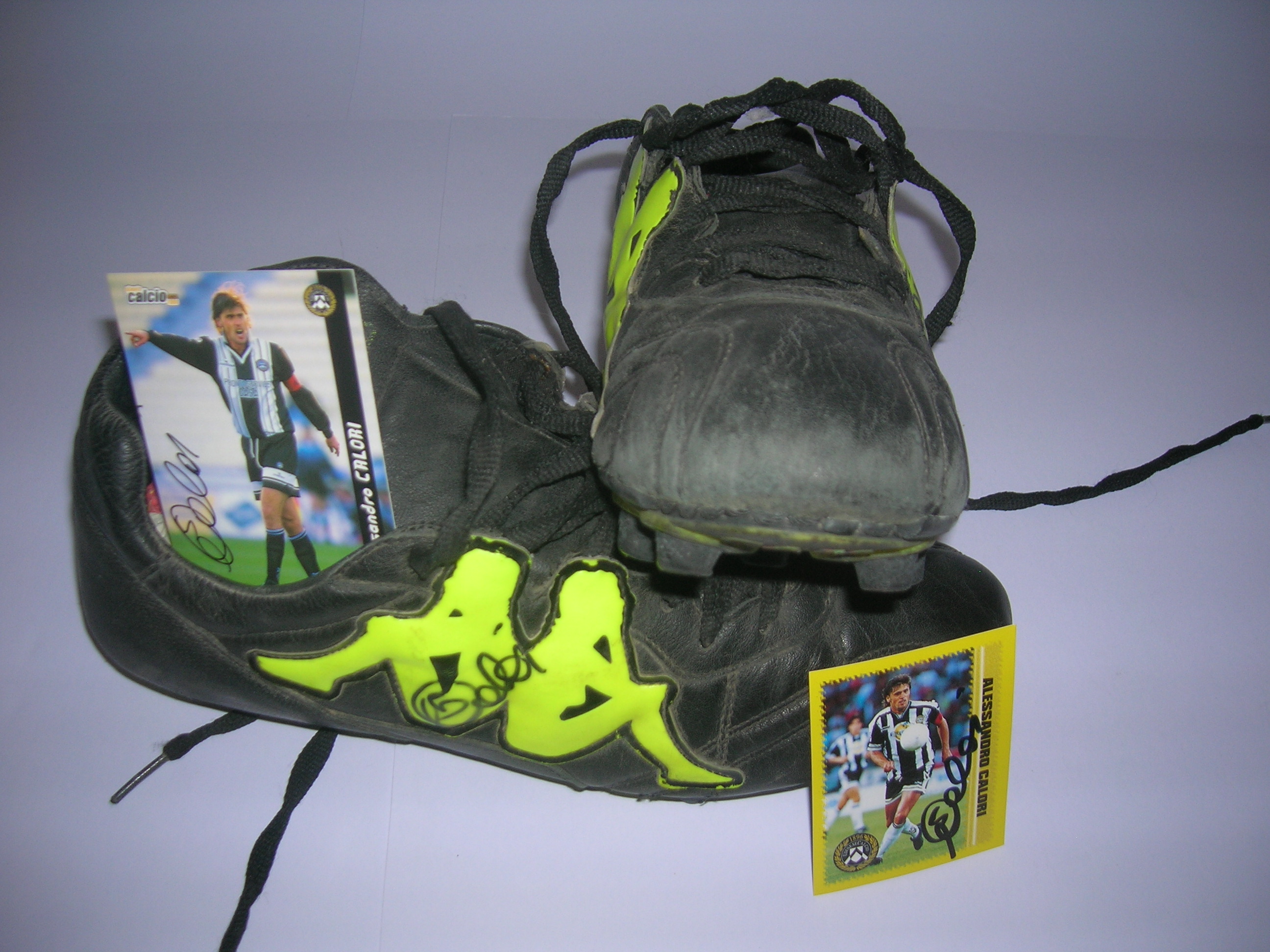 Udinese calcio scarpe indossate da Calori 1996  A-1